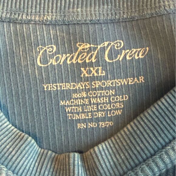 Kappa Alpha Theta Blue Crewneck Women's Jacket - Picture 6 of 6